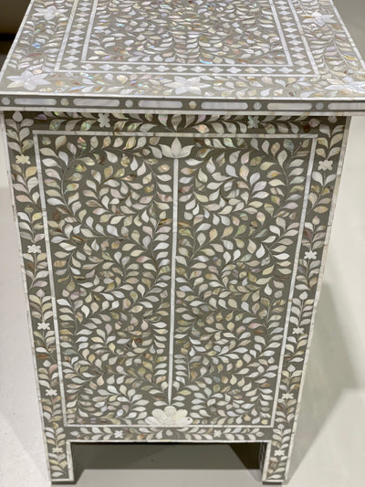 Mother of Pearl 4 Chest of Drawers- Grey Floral