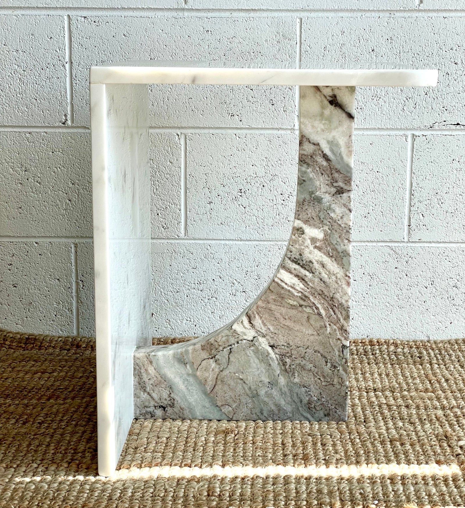 Genuine Marble Side Table