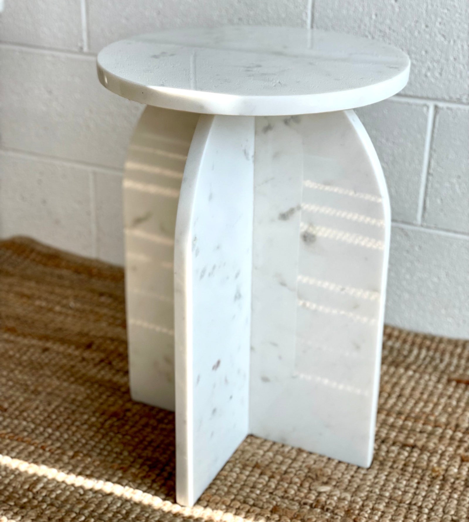 Genuine Marble Side Table