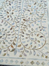 Mother of Pearl 2 Drawer Console -  White Floral